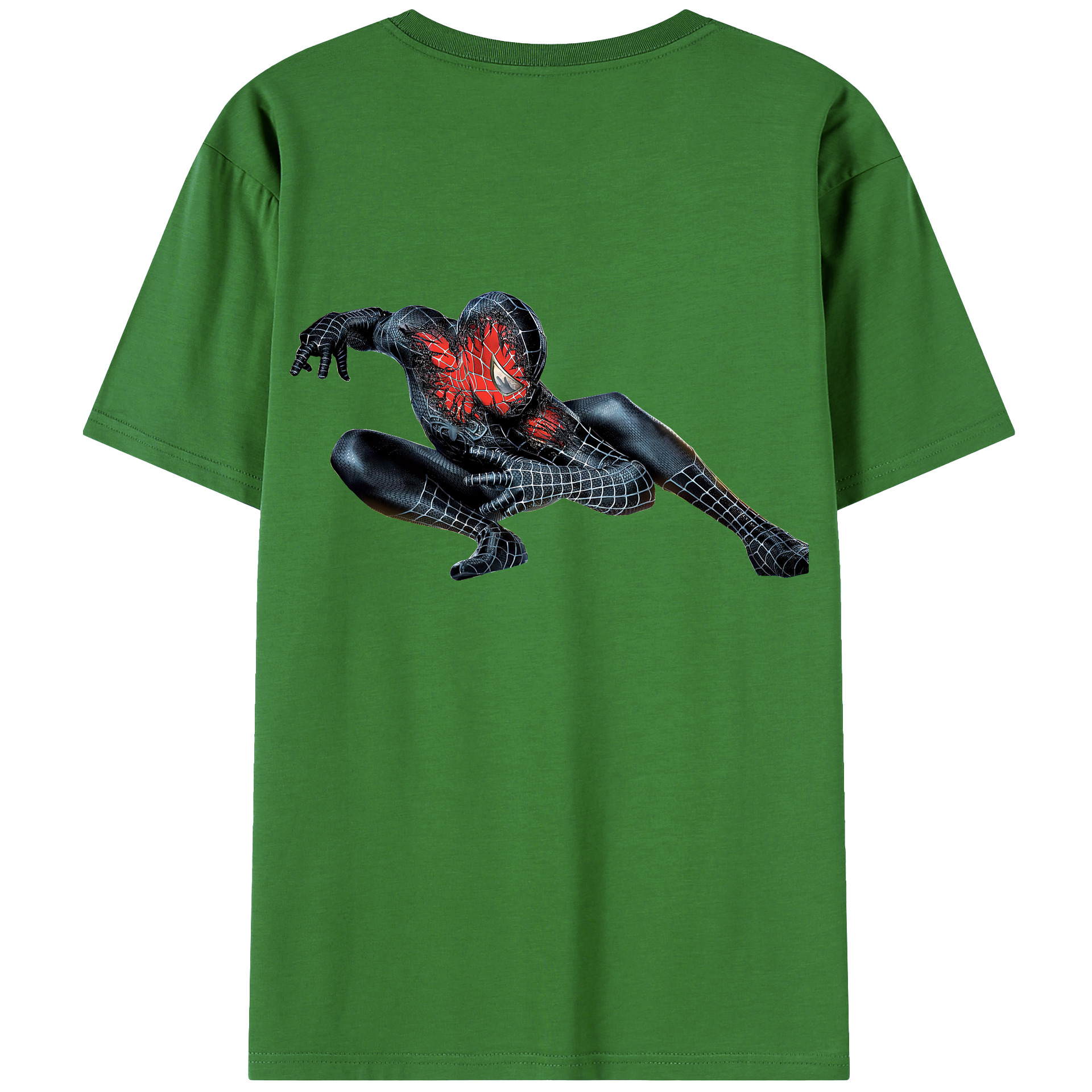（画像用） Spider Man スパイダーマン レディース半袖Tシャツ(バックプリント)